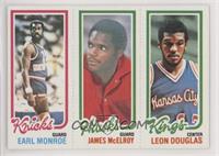 Earl Monroe, Leon Douglas, Jim McElroy