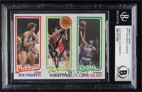 Ben Poquette, Maurice Cheeks, Greg Kelser [BAS BGS Authentic]