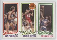 Ben Poquette, Maurice Cheeks, Greg Kelser