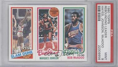 1980-81 Topps - [Base] #89-144-257 - Elvin Hayes, Marques Johnson, Bob McAdoo [PSA 9 MINT]