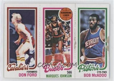 1980-81 Topps - [Base] #89-144-55 - Bob McAdoo, Don Ford, Marques Johnson [Good to VG‑EX]