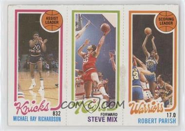 1980-81 Topps - [Base] #92-185-165 - Michael Ray Richardson, Steve Mix, Robert Parish [Poor to Fair]