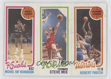 1980-81 Topps - [Base] #92-185-165 - Michael Ray Richardson, Steve Mix, Robert Parish [Poor to Fair]
