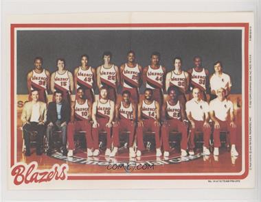 1980-81 Topps - Team Pin-Ups #14 - Portland Trail Blazers Team