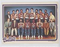 Washington Bullets Team [Good to VG‑EX]