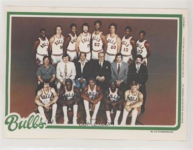 1980-81 Topps - Team Pin-Ups #3 - Chicago Bulls Team [Good to VG‑EX]
