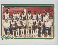 Detroit Pistons Team [Good to VG‑EX]