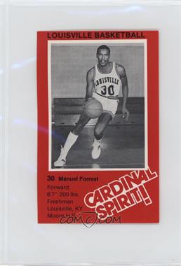 1981-82 Louisville Cardinals Police - [Base] #15 - Manuel Forrest