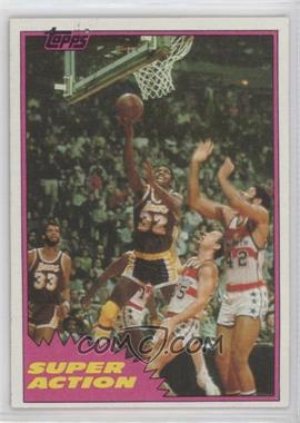 1981-82 Topps - [Base] #109W - Magic Johnson