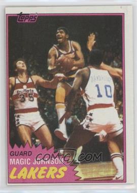 1981-82 Topps - [Base] #21 - Magic Johnson