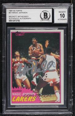 1981-82 Topps - [Base] #21 - Magic Johnson [BAS BGS Authentic]