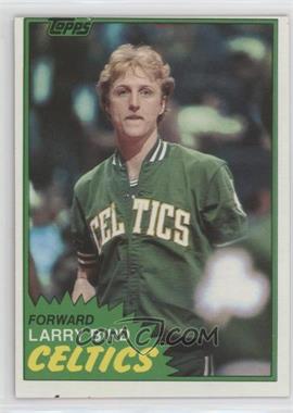 1981-82 Topps - [Base] #4 - Larry Bird