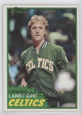 1981-82 Topps - [Base] #4 - Larry Bird