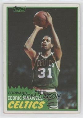 1981-82 Topps - [Base] #5 - Cedric Maxwell [Poor to Fair]