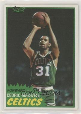 1981-82 Topps - [Base] #5 - Cedric Maxwell