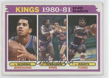 1981-82 Topps - [Base] #54 - Team Leaders - Otis Birdsong, Reggie King, Phil Ford [EX to NM]