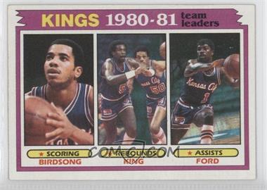 1981-82 Topps - [Base] #54 - Team Leaders - Otis Birdsong, Reggie King, Phil Ford