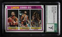 Team Leaders - Kareem Abdul-Jabbar, Norm Nixon [CSG 7 Near Mint]