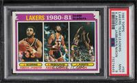 Team Leaders - Kareem Abdul-Jabbar, Norm Nixon [PSA 9 MINT]