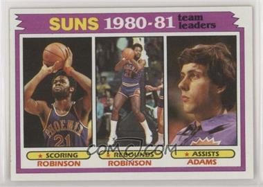 1981-82 Topps - [Base] #60 - Team Leaders - Leonard Robinson, Alvan Adams