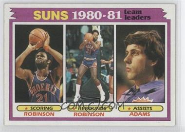 1981-82 Topps - [Base] #60 - Team Leaders - Leonard Robinson, Alvan Adams