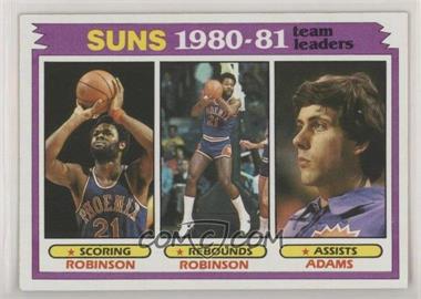 1981-82 Topps - [Base] #60 - Team Leaders - Leonard Robinson, Alvan Adams