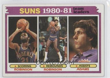 1981-82 Topps - [Base] #60 - Team Leaders - Leonard Robinson, Alvan Adams