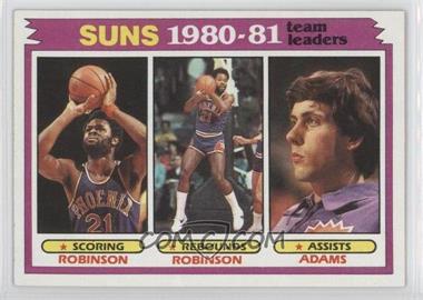 1981-82 Topps - [Base] #60 - Team Leaders - Leonard Robinson, Alvan Adams