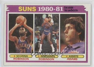 1981-82 Topps - [Base] #60 - Team Leaders - Leonard Robinson, Alvan Adams