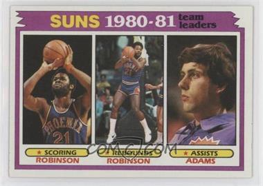 1981-82 Topps - [Base] #60 - Team Leaders - Leonard Robinson, Alvan Adams