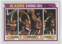 Team Leaders - Mychal Thompson, Kermit Washington, Kelvin Ransey, Jim Paxson