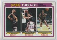 Team Leaders - George Gervin, Dave Corzine, Johnny Moore