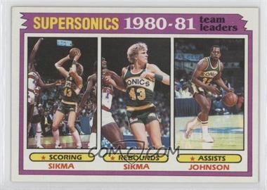 1981-82 Topps - [Base] #64 - Jack Sikma, Vinnie Johnson