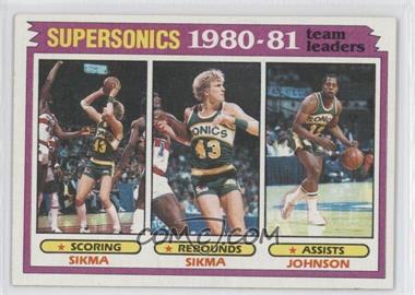 1981-82 Topps - [Base] #64 - Jack Sikma, Vinnie Johnson