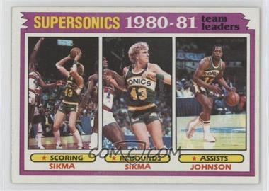 1981-82 Topps - [Base] #64 - Jack Sikma, Vinnie Johnson [EX to NM]