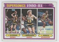 Team Leaders - Jack Sikma, Vinnie Johnson [EX to NM]