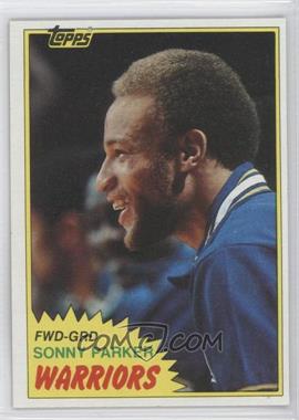 1981-82 Topps - [Base] #73W - Sonny Parker