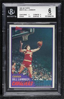 1981-82 Topps - [Base] #74MW - Bill Laimbeer [BGS 6 EX‑MT]