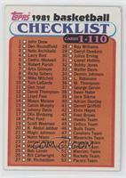 Checklist [EX to NM]