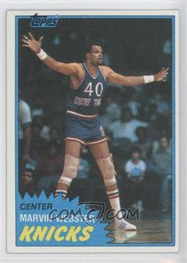 1981-82 Topps - [Base] #87E - Marvin Webster