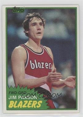 1981-82 Topps - [Base] #87W - Jim Paxson