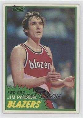 1981-82 Topps - [Base] #87W - Jim Paxson