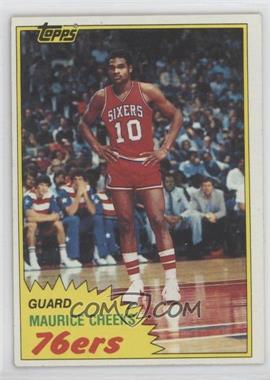 1981-82 Topps - [Base] #90E - Maurice Cheeks