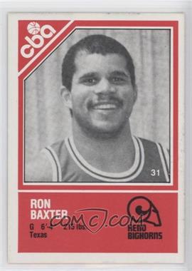 1982-83 TCMA CBA - [Base] #31 - Ron Baker