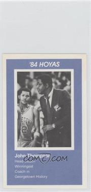 1983-84 Coca-Cola Georgetown Hoyas Kids & Cops Police - [Base] #_JOTH - John Thompson