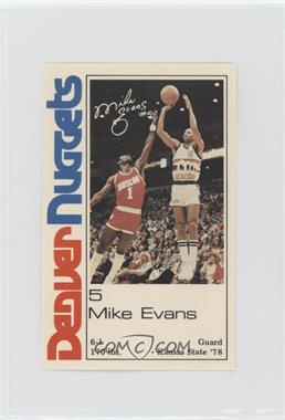 1983-84 Denver Nuggets Police - [Base] #_MIEV - Mike Evans [EX to NM]