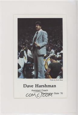 1983-84 Seattle Supersonics Police - [Base] #4 - Dave Harshman