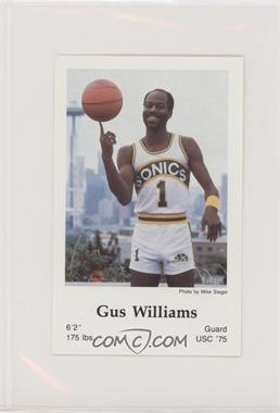1983-84 Seattle Supersonics Police - [Base] #5 - Gus Williams