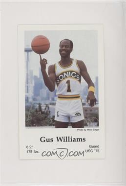 1983-84 Seattle Supersonics Police - [Base] #5 - Gus Williams