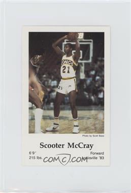 1983-84 Seattle Supersonics Police - [Base] #7 - Scooter McCray [EX to NM]